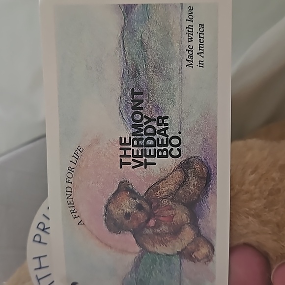 NWT '84 Jewish Bear jointed RAREFIND collectible Vermont TeddyBear Co - Picture 7 of 13